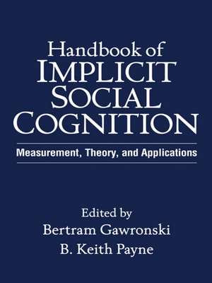 cover image of Handbook of Implicit Social Cognition